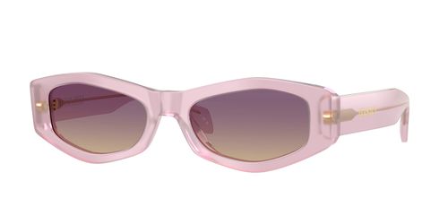 Violet Gradient Yellow Geometric Ladies Sunglasses VE4487 551370 54