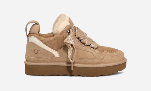 ® Women's Lowmel Canvas/Suede/Recycled Materials Sneakers in Sand