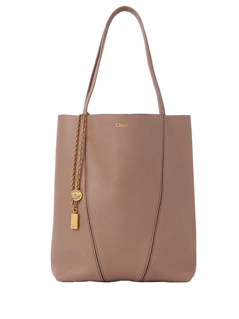 끌로에 여성 Chloé Spin Tote Bag In Grained Leather