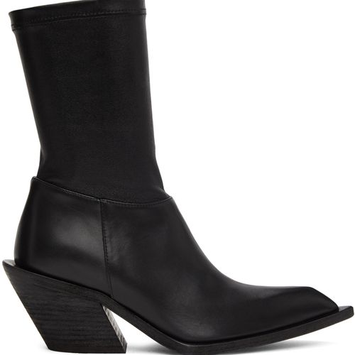 Haider Ackermann 여성 Black Chunky Low Boots 202542F113029