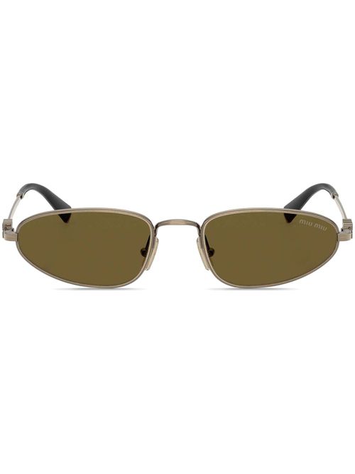 Miu Miu Eyewear Runway sunglasses - Gold
