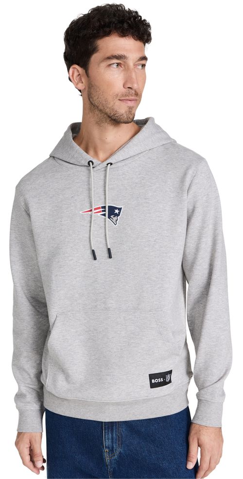Patriots Hoodie Grey