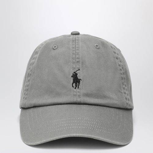 Grey baseball cap with logo