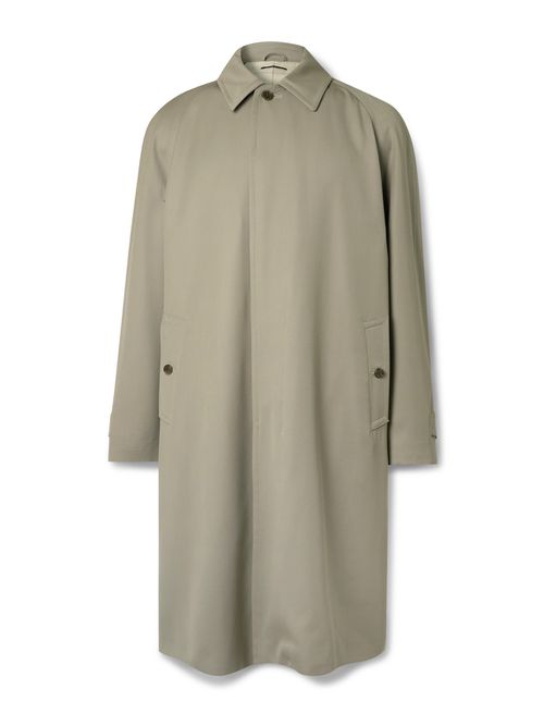 Super 130s Merino Wool-Twill Car Coat