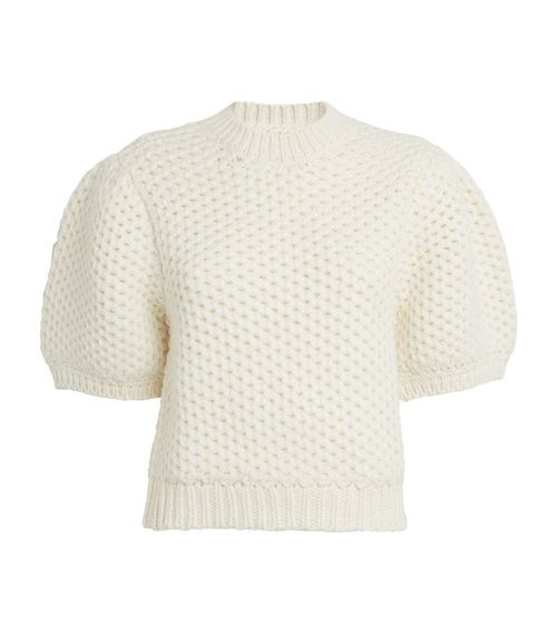 Puff-Sleeve Brittany Sweater