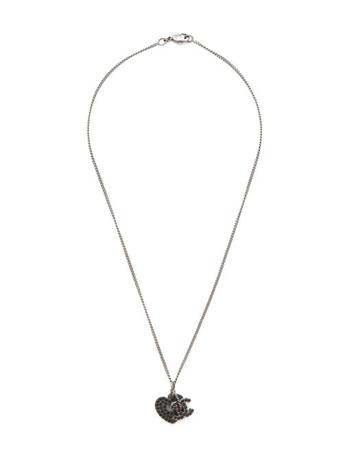 2006 CC logo heart necklace - Silver