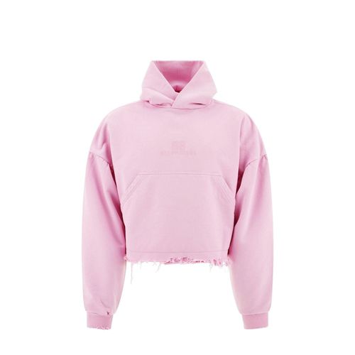 Distressed Hoodie Sweatshirt