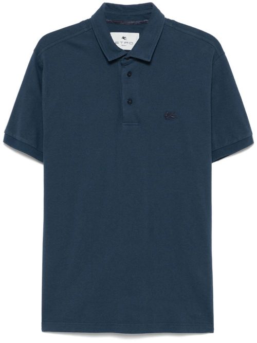 Pegaso-Embroidered Polo Shirt