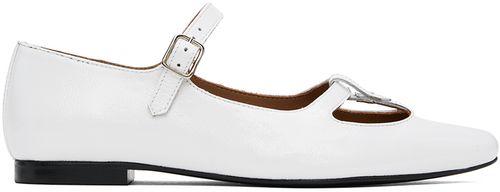 A.P.C. White Katie Holmes Edition Katie Ballerina Flats