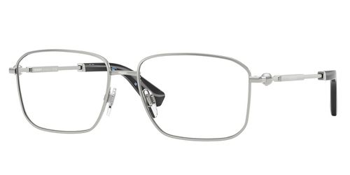 Burberry BE1389 1005 Men's Eyeglasses Silver Size 54 - Blue Light Block Available