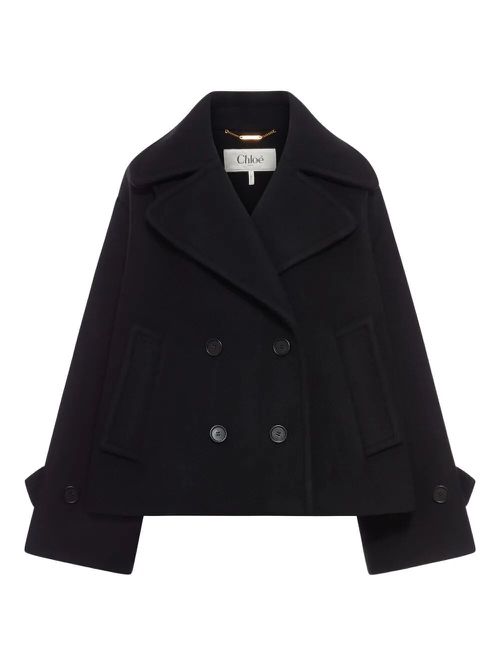 Oversized Wool Short Coat