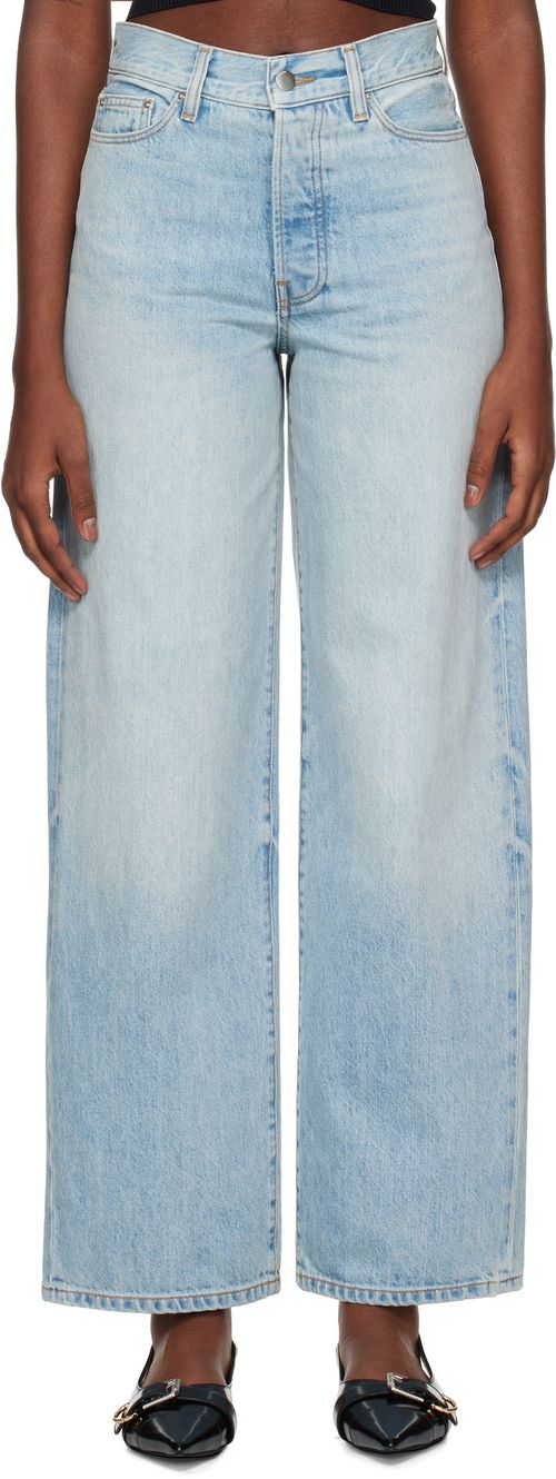 AMIRI Blue Wide Straight Jeans