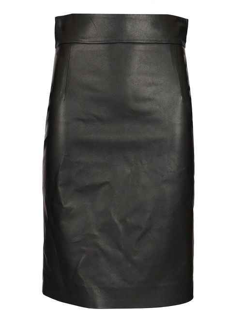 Suede Midi Skirt