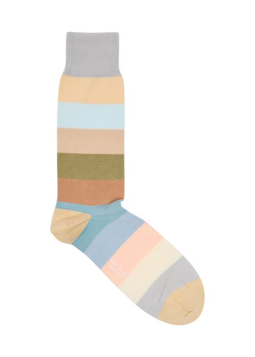 Paul Smith Jonathan Striped Cotton-blend Socks