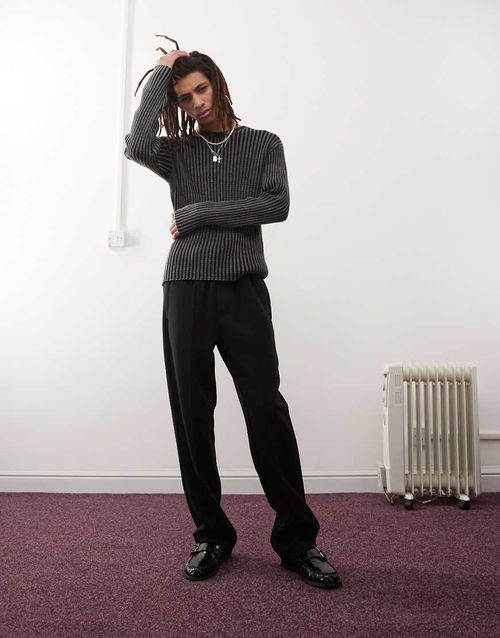 Weekday Ken tracksuit pants in black