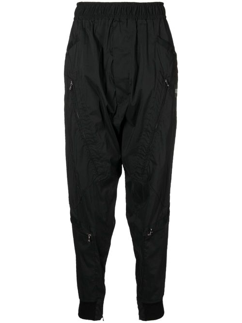 Julius | Pilot drop-crotch pants - Black