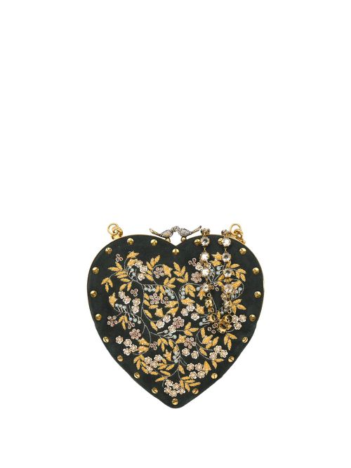 Christian Dior Pre-Owned 2017 heart shoulder bag - Black