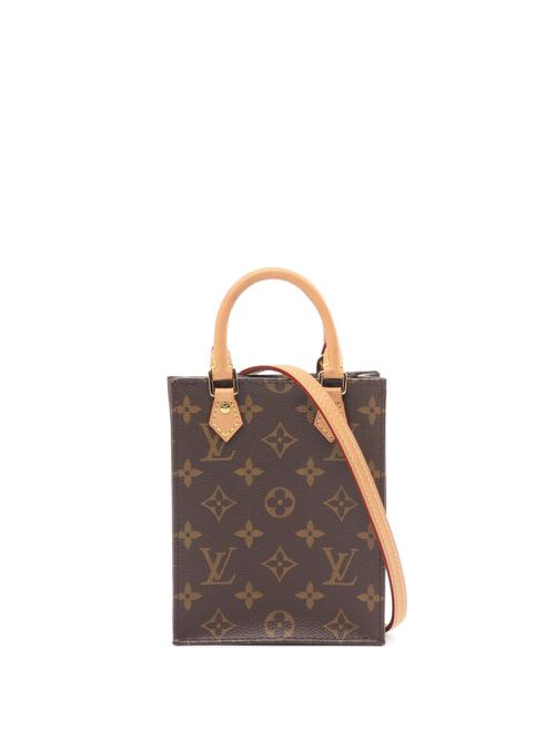 Louis Vuitton Pre-Owned 2020 Petite Sac Plat monogram tote bag - Brown