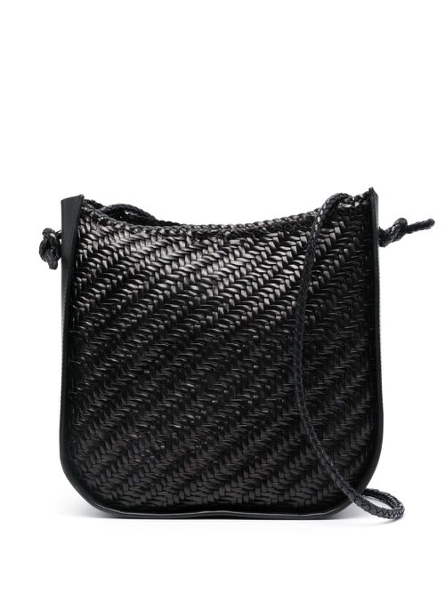 Wanaka leather tote bag - Black