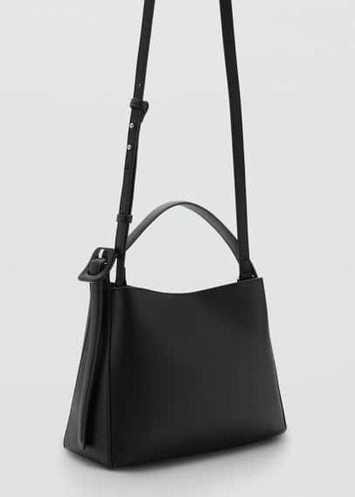 Shopper bag with buckle black - Woman - One size - 