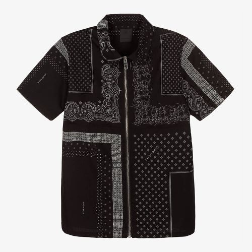Givenchy Boys Black Bandana T-Shirt