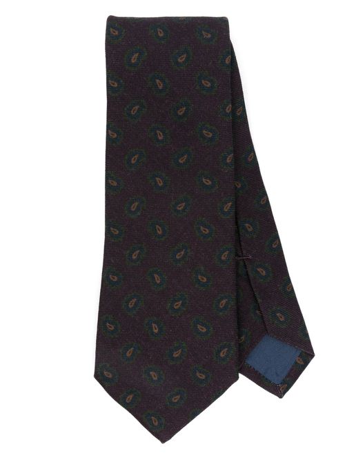 Neat Challis tie - Purple