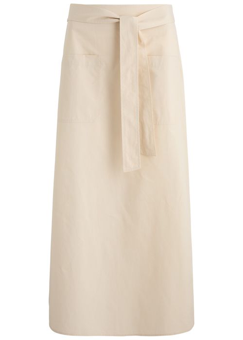 Totême Cotton-poplin Midi Skirt