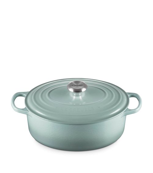 Cast Iron Oval Casserole Dish