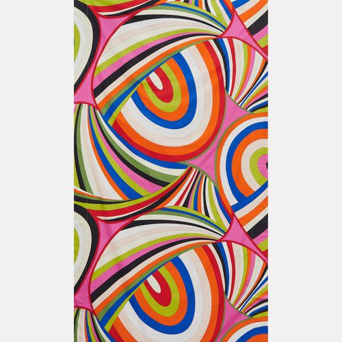 Emilio Pucci blanket with abstract print