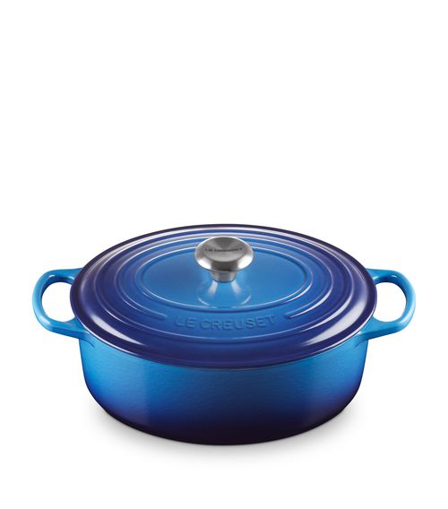 Cast Iron Oval Casserole Dish