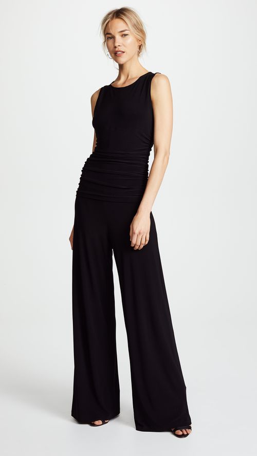 Kamali Kulture Shirred Waist Jumpsuit