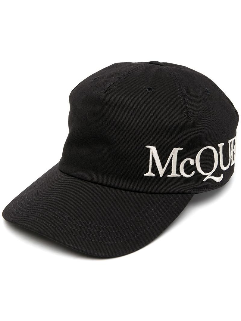 알렉산더맥퀸 남성 Logo Embroidered Baseball Cap