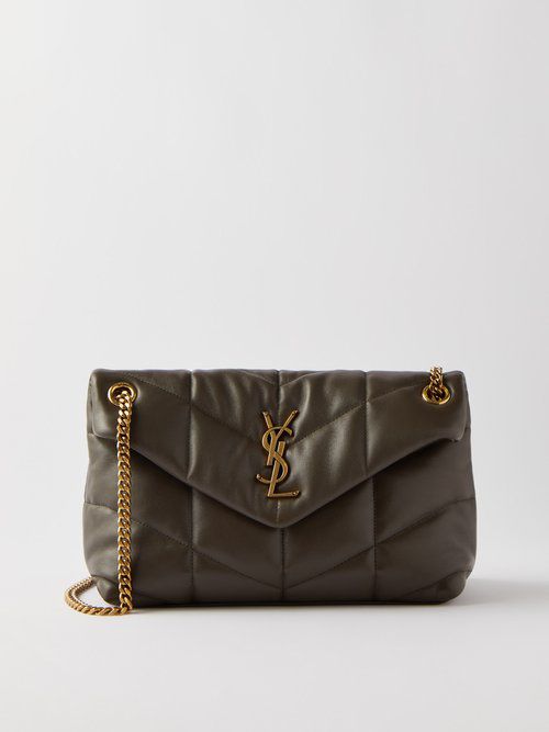 Saint Laurent Puffer mini leather shoulder bag - Realry: A global