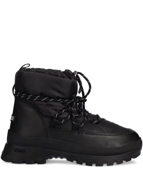 Leather hiking boots - Black