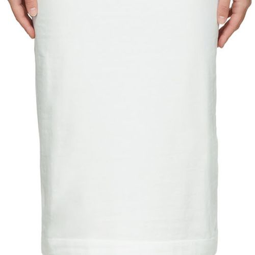 Max Mara Leisure 여성 화이트 세니코 스커트 221265F092010