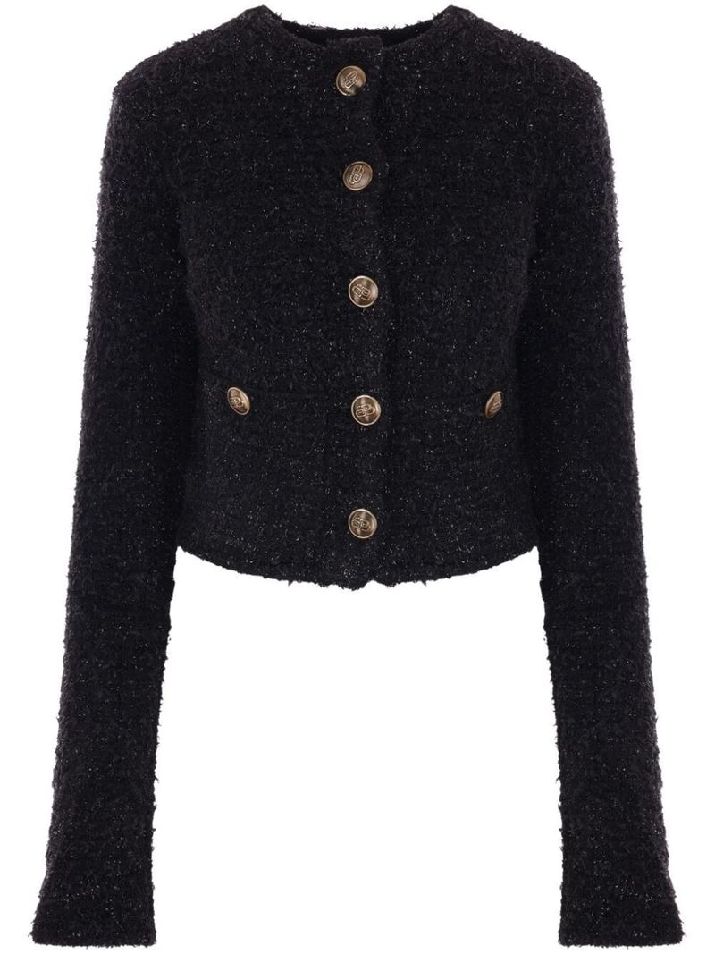 발렌시아가 여성 Cropped Cardigan