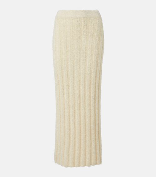 Claire silk and cashmere maxi skirt