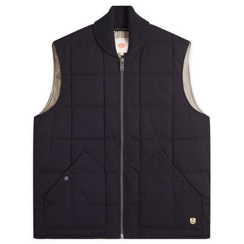 Armor-Lux Men's Padded Zip Vest in Rich Navy 72666-D85