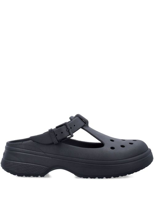 Buckle-strap clogs - Black