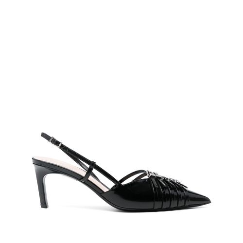 구찌 65mm Leather Slingback Pumps 796016 CLG00 1000