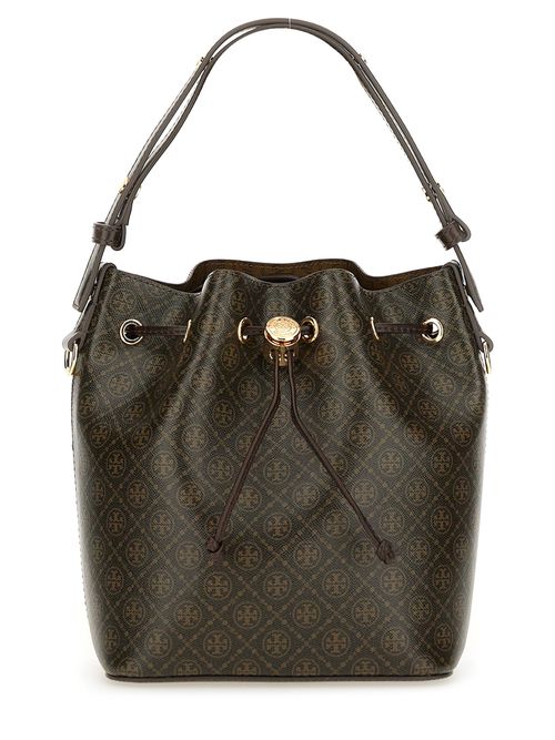 Monogram t bucket bag