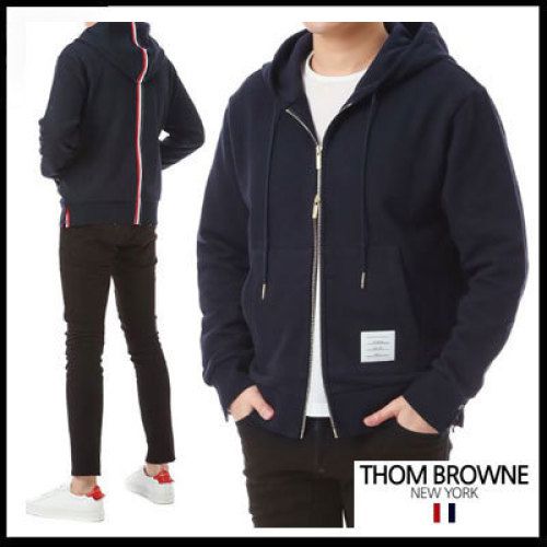 톰브라운 센터백 스트라이프 루프백 후디 MJT153A03377
