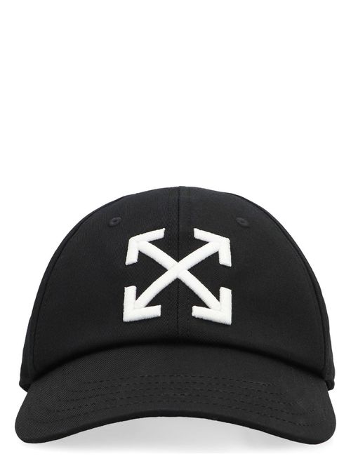 Off-White Men's Baseball Cap in Black | OMLA049C99FAB002 Color 1001