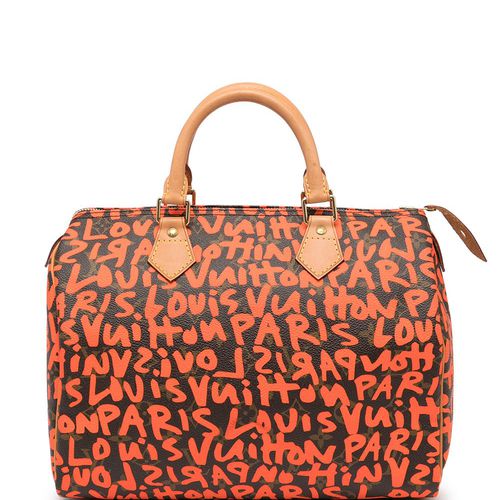 Louis Vuitton 2009 Pre-owned Speedy 30 Graffiti Handbag