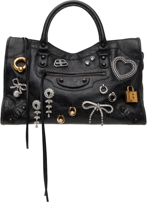 Balenciaga Black Medium 'Le City' Bag