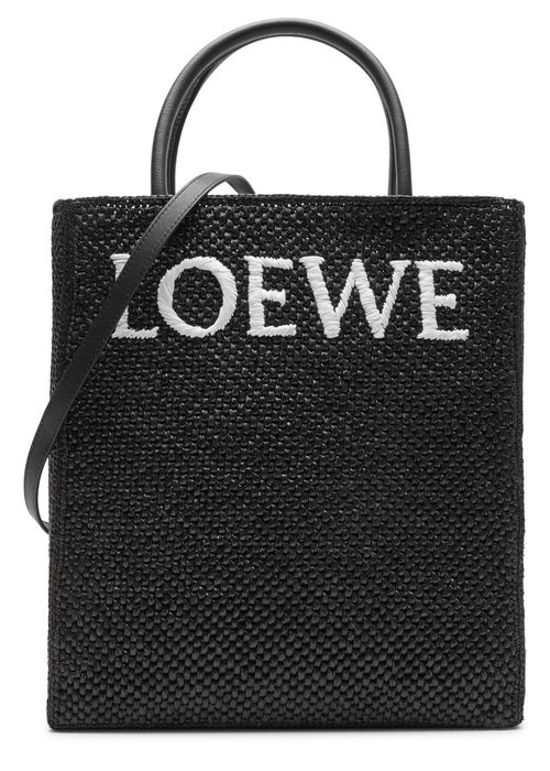 Loewe Standard A4 Woven Raffia Tote