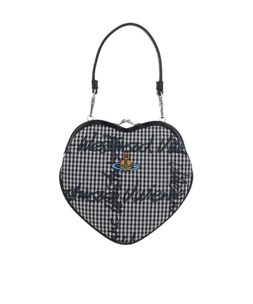 Heart frame shoulder bag