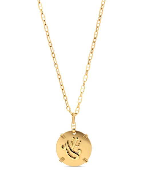Zodiac Aquarius necklace - Gold