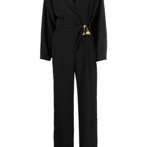 Aeron 마리나 사이드 개더 디테일 점프수트 MARINABREEZYSILKBLACK