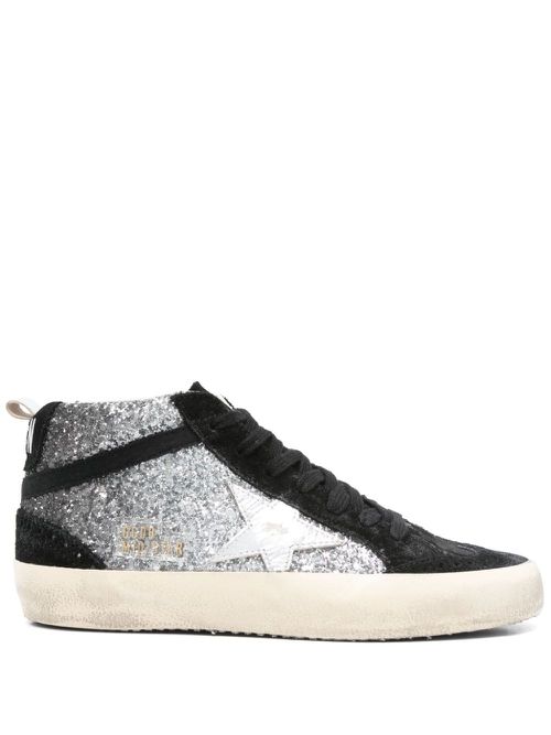 Golden Goose Mid Star Leather Sneakers